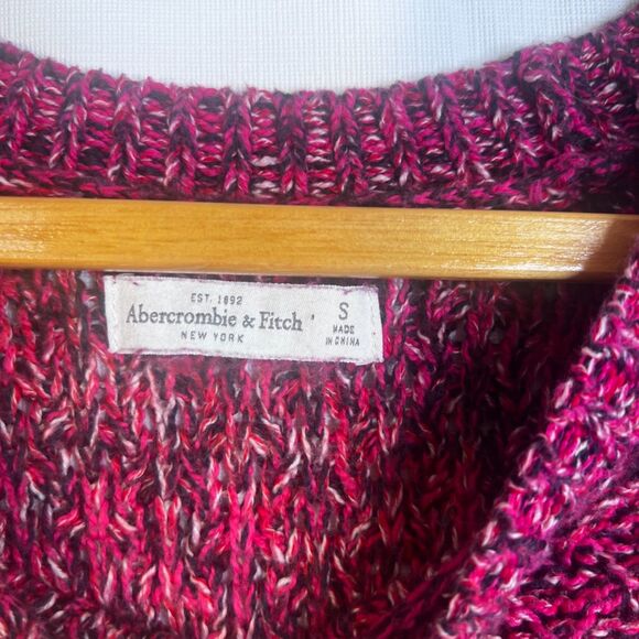 Abercrombie & Fitch Knit Cropped Sweater Size Zippers Size Small Soft & Cozy - Picture 6 of 9